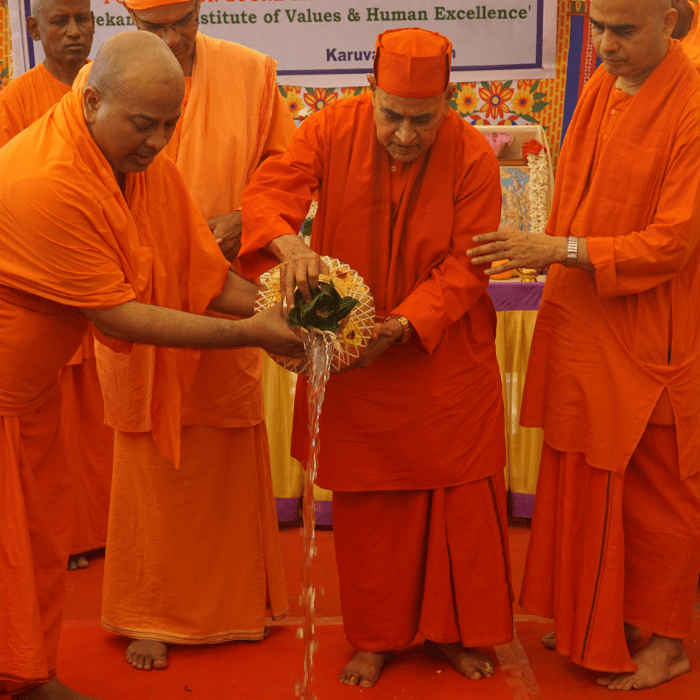 Annadaanam on the occasion of the 188th Jayanthi of Bhagawan Sri Ramakrishna.